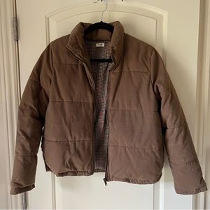 Brandy Melville Brown Puffer Jacket